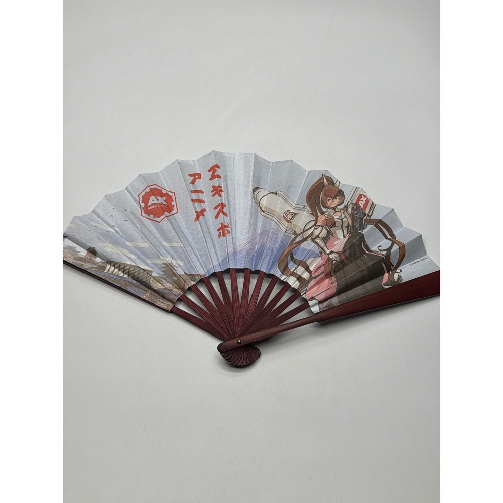 Anime Expo Folding Fan Character Design Japanese Style